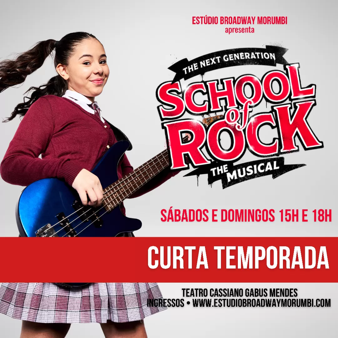 Akemy Cristina estreia como a baixista Katie em “School of Rock” 1 Akemy Cristina estreia como a baixista Katie em “School of Rock”