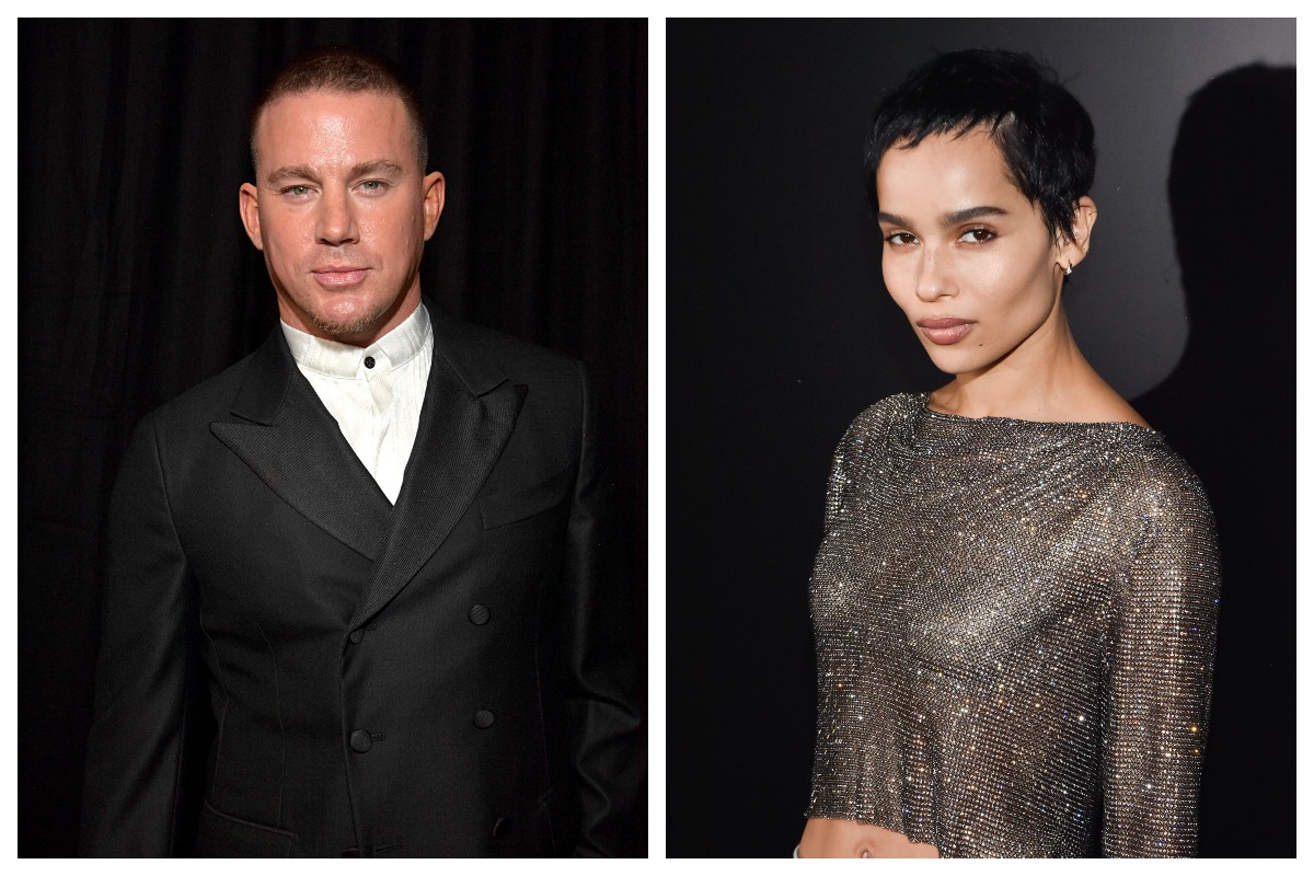 Namoro? Channing Tatum é Visto Carregando Zoë Kravitz Em Sua Bicicleta