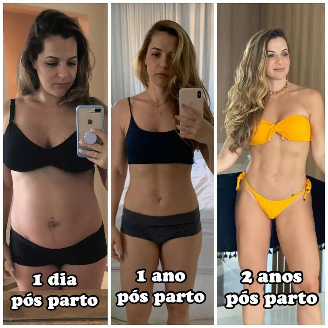 Karina Boner mostra antes e depois da gravidez 1 Karina Boner mostra antes e depois da gravidez