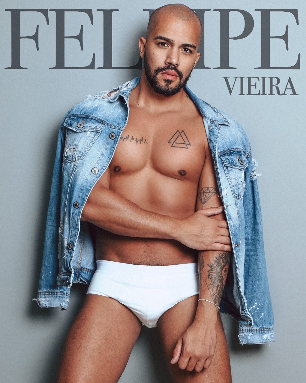Modelo Fellipe Vieira comemora aniversário em Buenos Aires enquanto divulga sessão de fotos quentíssimas