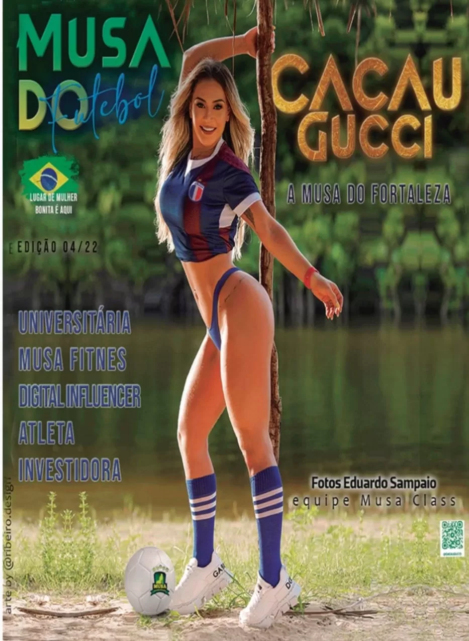 Cacau Gucci arrasa na capa da Revista Musa do Futebol Brasileiro 5 Cacau Gucci arrasa na capa da Revista Musa do Futebol Brasileiro