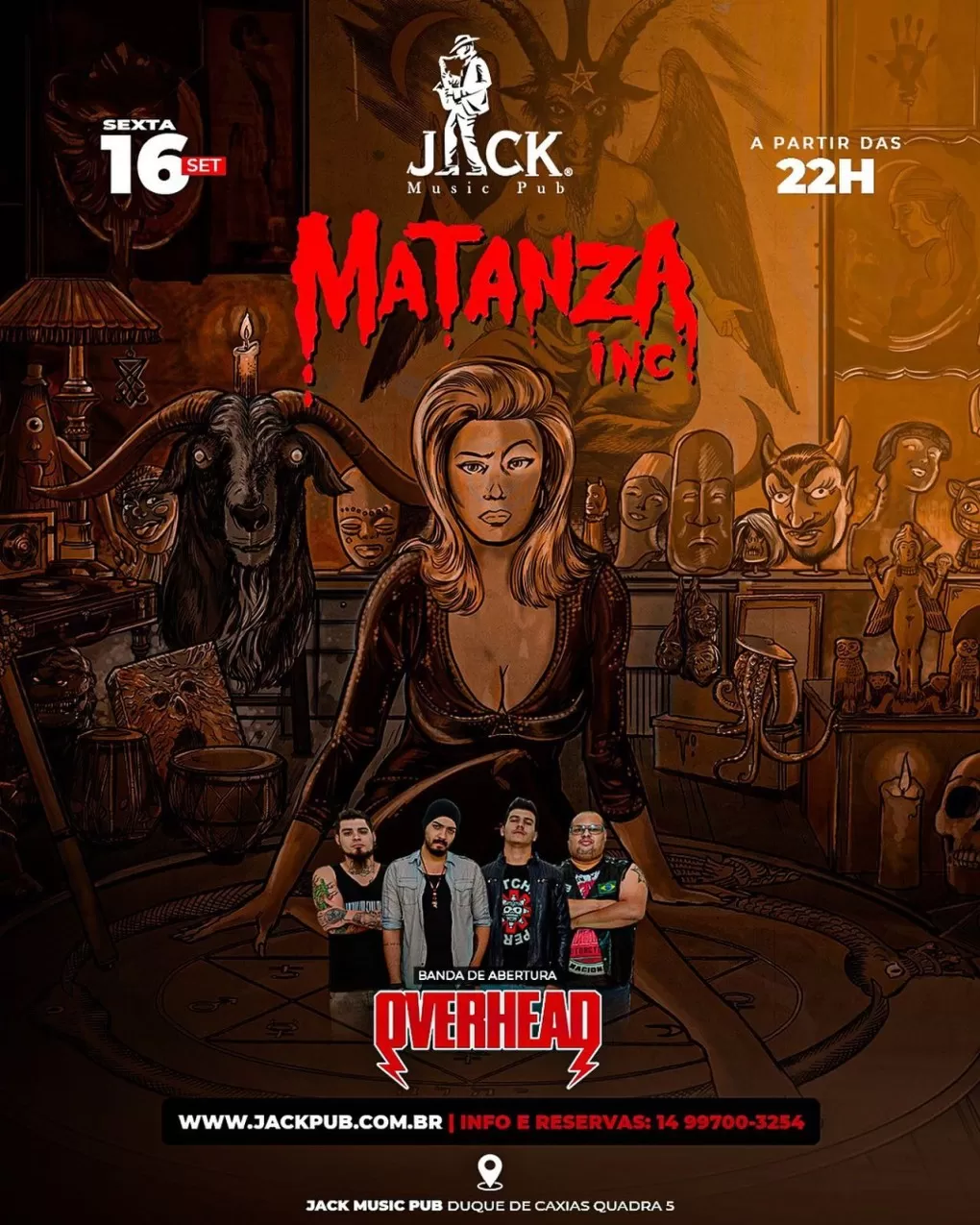 Matanza INC segue turnê do álbum Retórica Diabólica com shows em Marília e Bauru 1 Matanza INC segue turnê do álbum Retórica Diabólica com shows em Marília e Bauru
