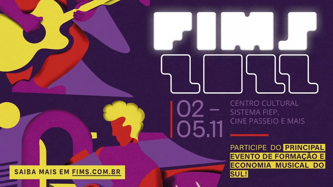 Feira Internacional da Música do Sul (FIMS) anuncia programação completa com painéis, shows e workshops 1 Feira Internacional da Música do Sul (FIMS) anuncia programação completa com painéis, shows e workshops
