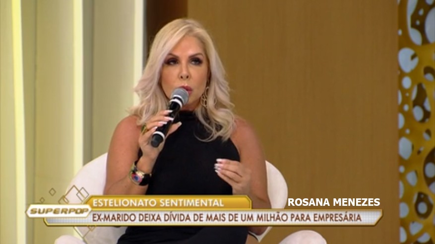 Rosana Menezes Participa Do Programa ‘superpop Com Luciana Gimenez 6941